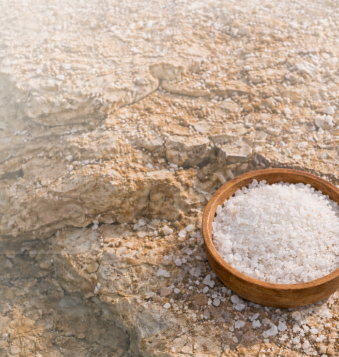 الملح الصخري المستخرج من واحة سيوة