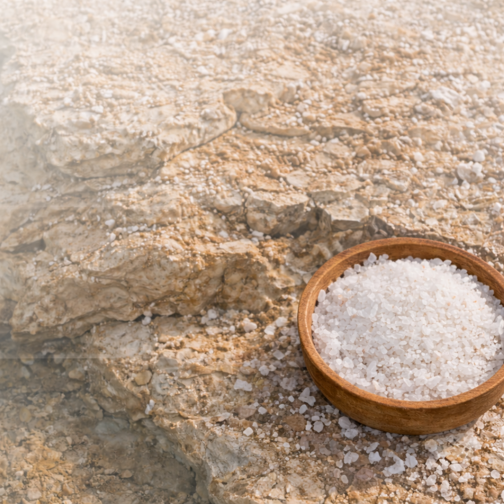 الملح الصخري المستخرج من واحة سيوة